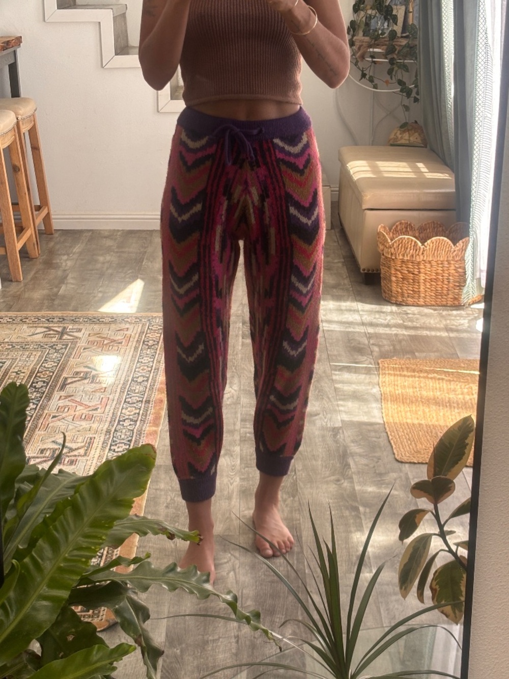 Farm Rio colorful sweats
